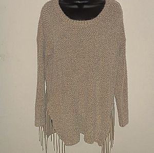 - - KATSUMI SWEATER WITH FRINGE